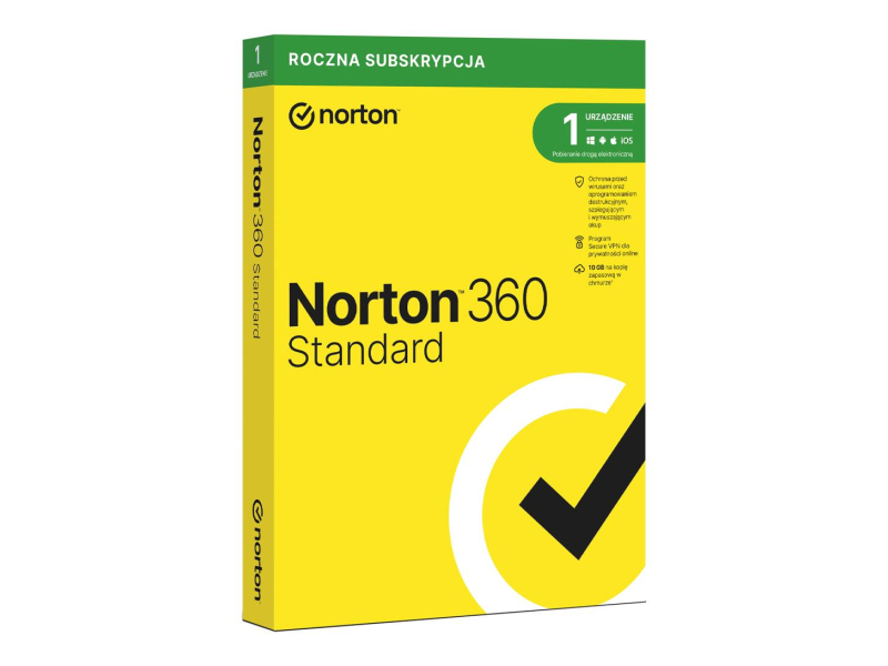 NortonLifeLock 360 Standard 1st. (12m) VPN backup